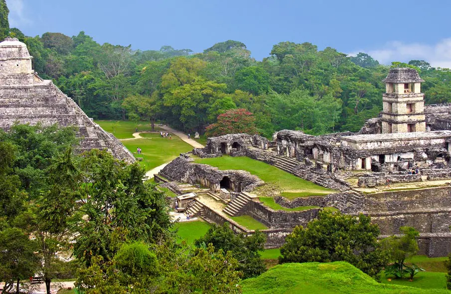 Ciudad Maya de Palenque mexico