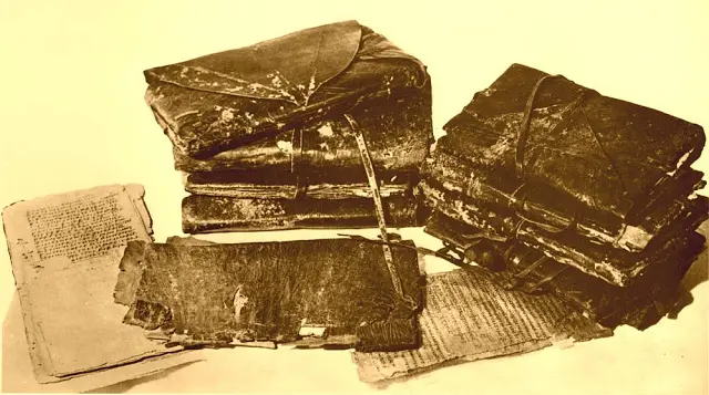 Códices de Nag Hammadi Fotografía de Jean Doresse 1